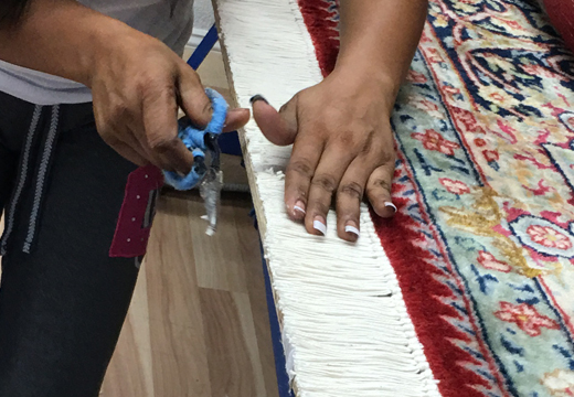 Rug Fringe Repair