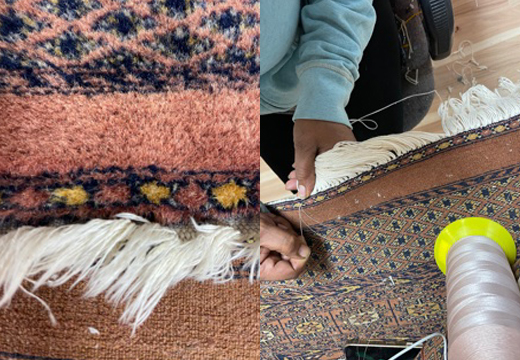 Rug Fringe Repair