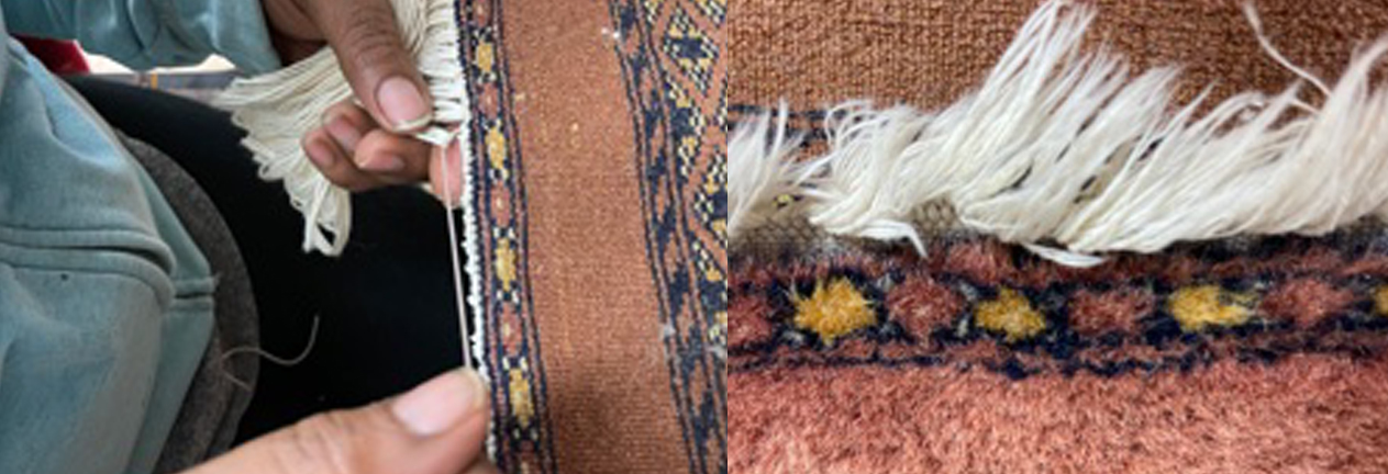 Rug Fringe Repair